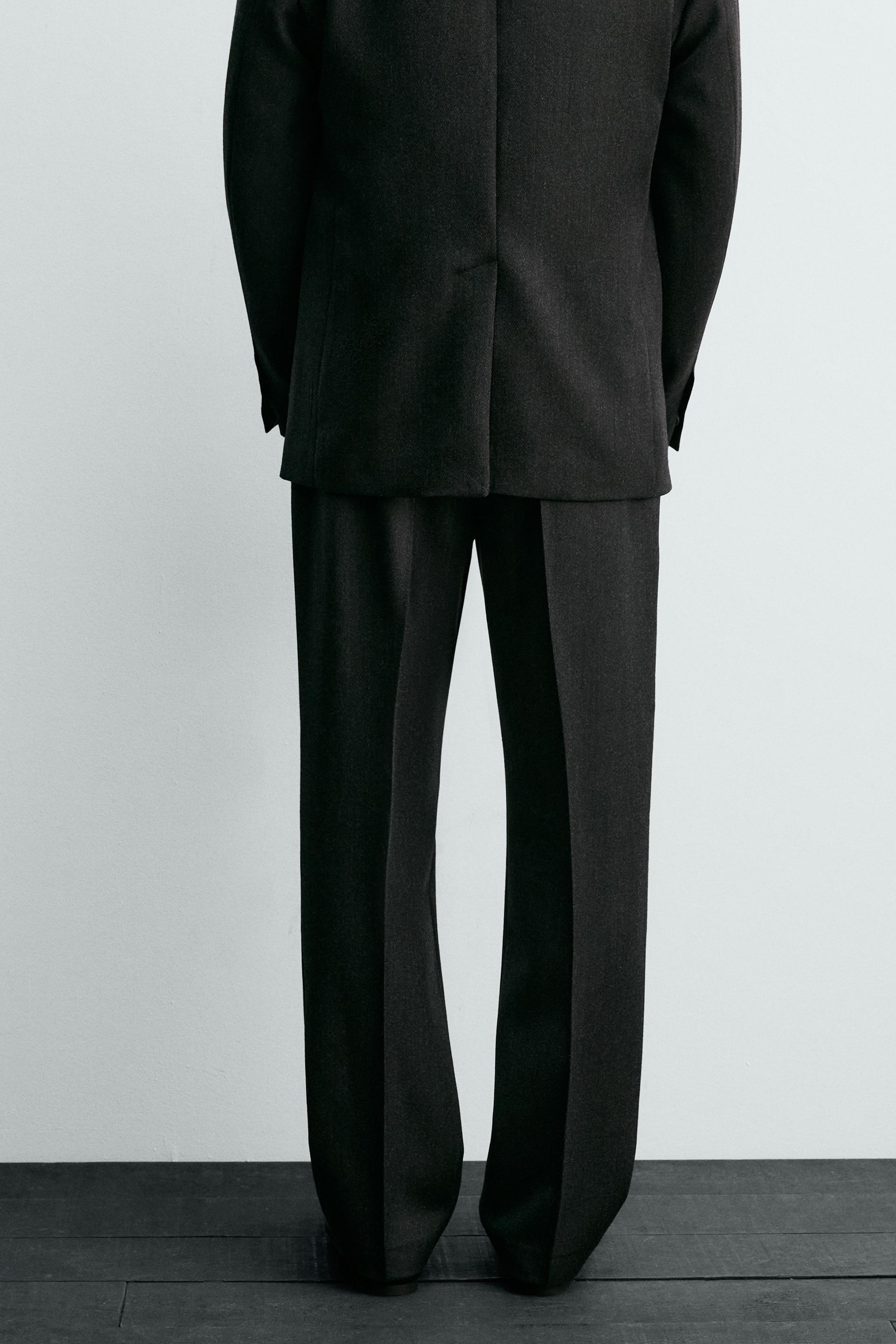 PANTALON DE COSTUME EN TWILL LAINE AARON LEVINE X ZARA